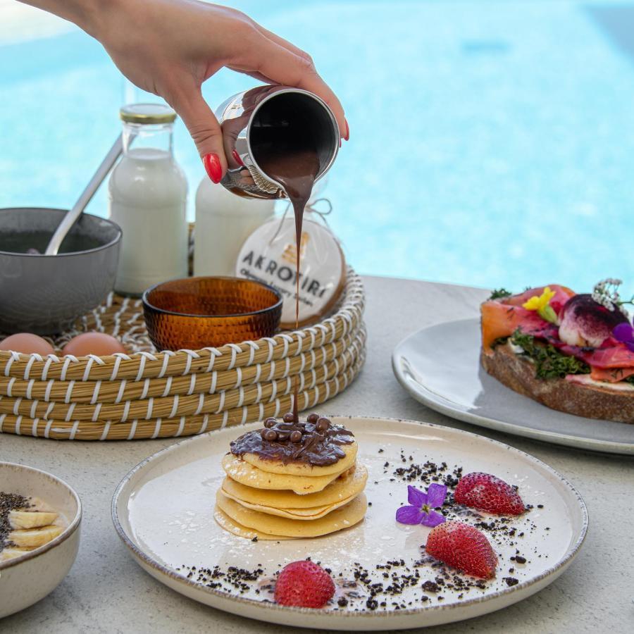Akrotiri Olympus Luxury Suites - Adults Only プラカ・リトホロ エクステリア 写真