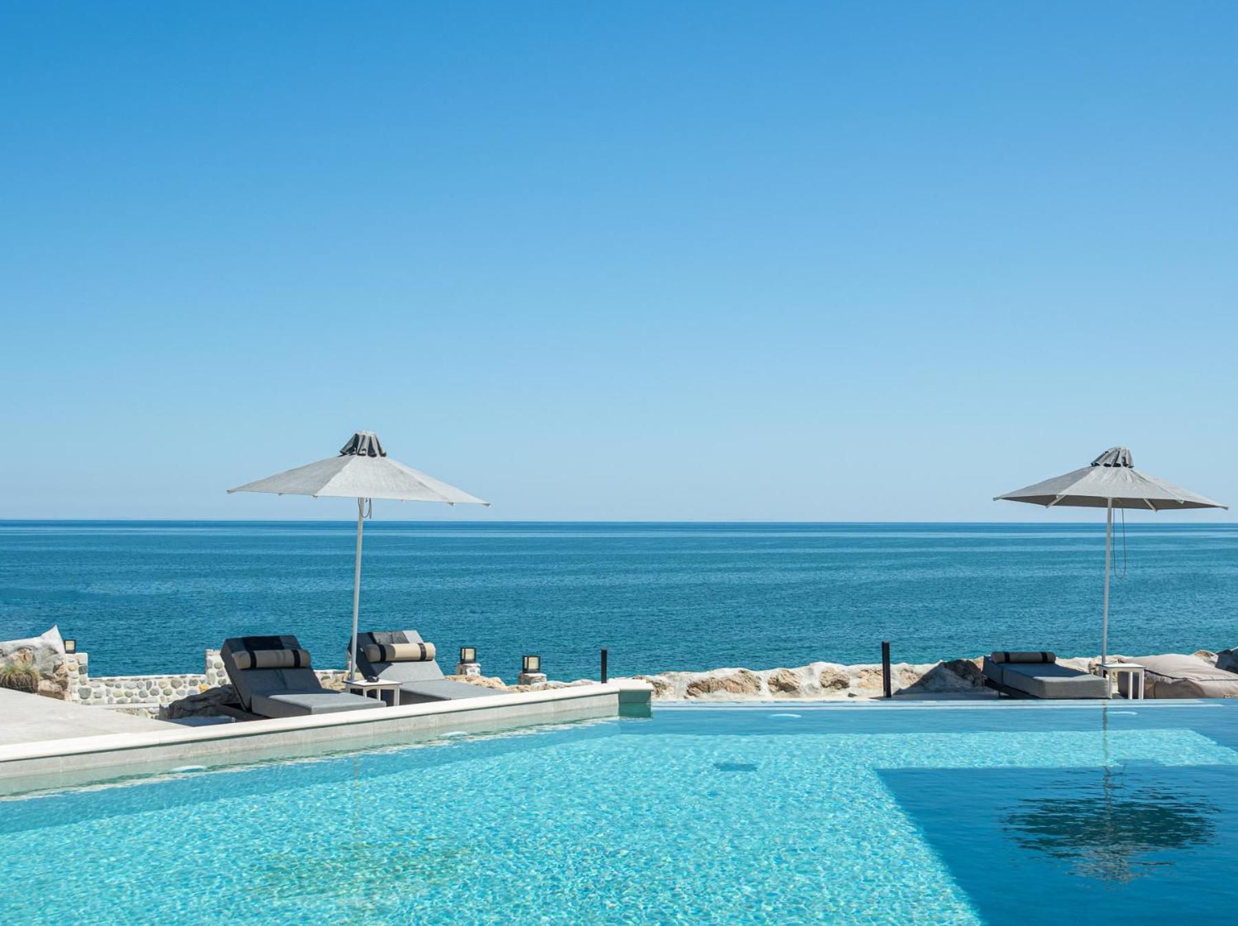 Akrotiri Olympus Luxury Suites - Adults Only プラカ・リトホロ エクステリア 写真